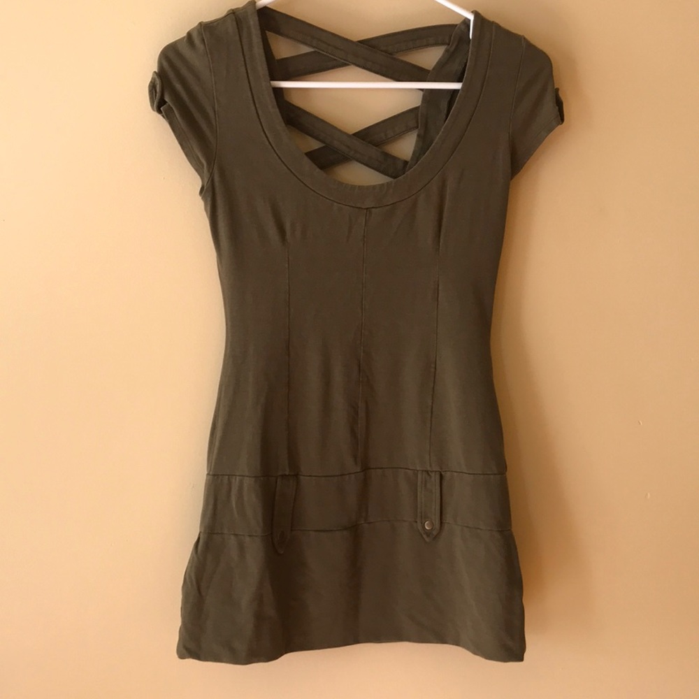 Cotton/hemp blend long t shirt